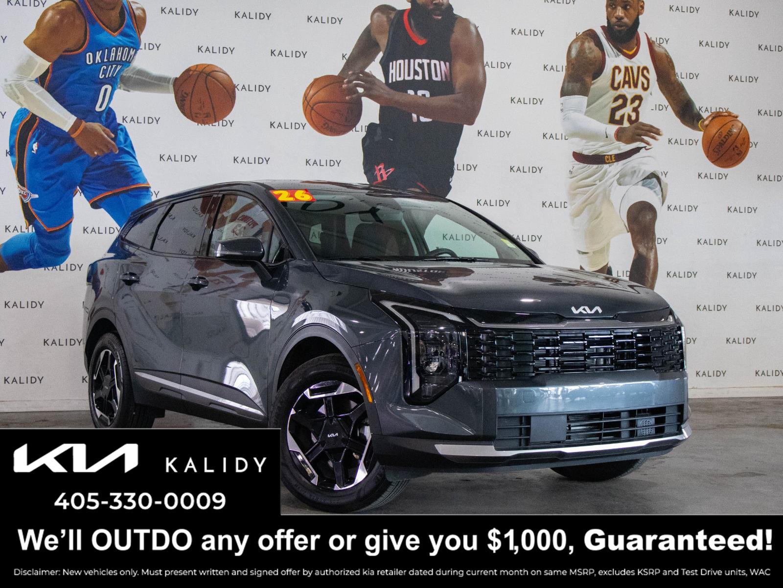 Gravity Gray 2026 Kia Sportage Hybrid SUV / Crossover All-Wheel Drive Automatic