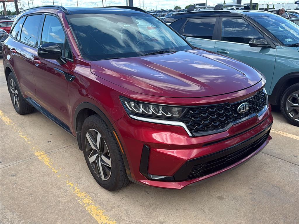 Passion Red Tintcoat 2021 Kia Sorento S FWD SUV / Crossover Front-Wheel Drive Automatic
