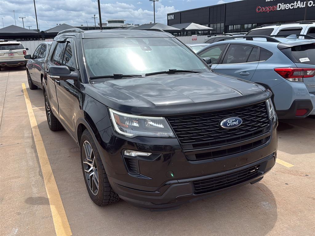 Shadow Black 2018 Ford Explorer Sport AWD SUV / Crossover All-Wheel Drive 6-Speed Automatic