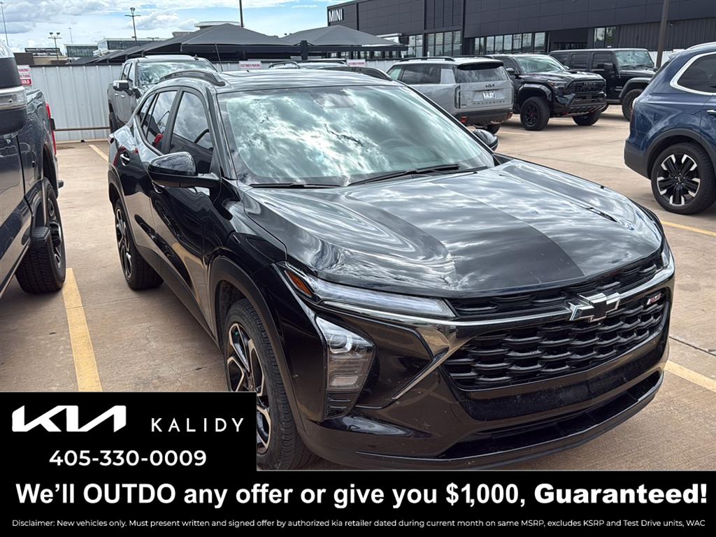 Mosaic Black Metallic 2025 Chevrolet Trax SUV / Crossover Front-Wheel Drive 6-Speed Automatic