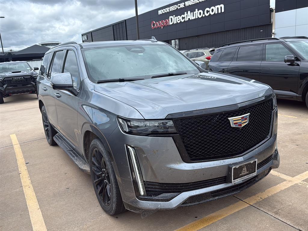 Gray (Satin Steel Metallic) 2021 Cadillac Escalade Sport AWD SUV / Crossover Four-Wheel Drive Automatic