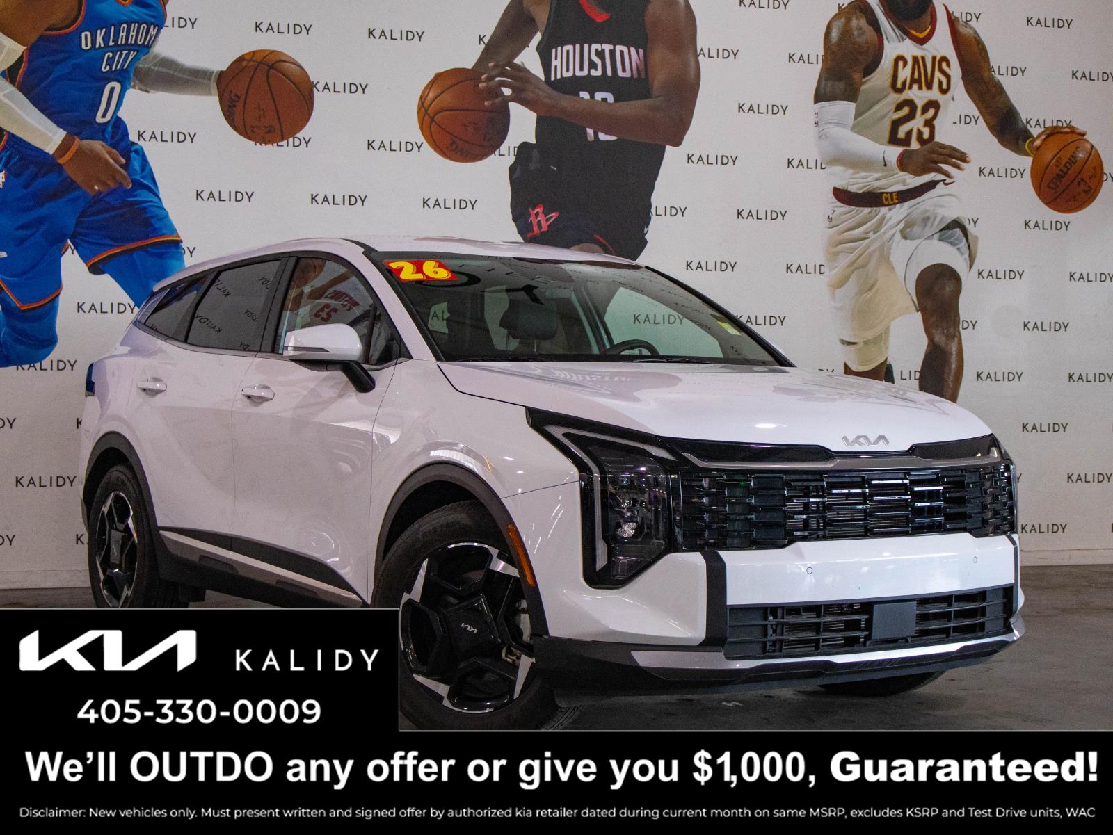 Glacial White Pearl 2026 Kia Sportage SUV / Crossover Front-Wheel Drive Automatic