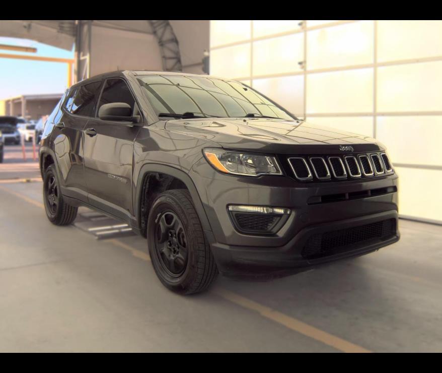 Gray (Granite Crystal Metallic Clearcoat) 2021 Jeep Compass Sport 4WD SUV / Crossover Four-Wheel Drive 9-Speed Automatic
