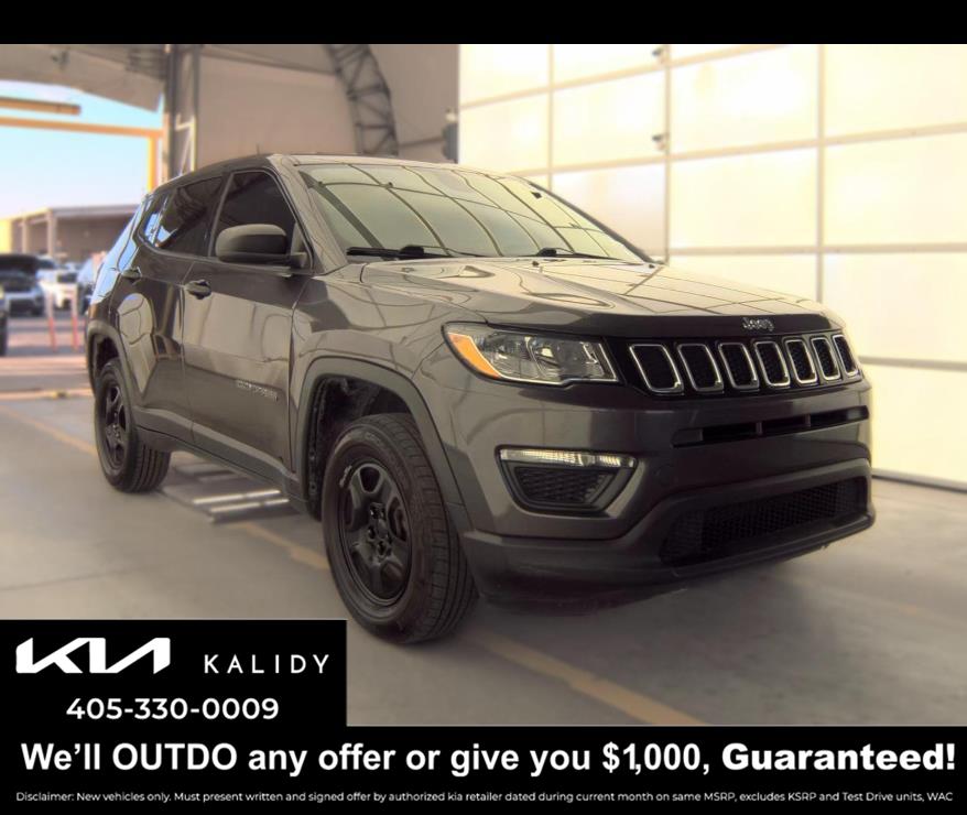 Gray (Granite Crystal Metallic Clearcoat) 2021 Jeep Compass SUV / Crossover Four-Wheel Drive 9-Speed Automatic