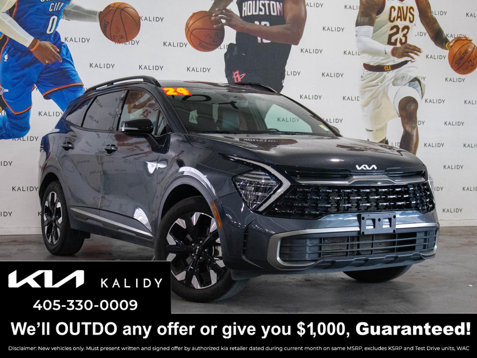 Gravity Gray 2024 Kia Sportage SUV / Crossover All-Wheel Drive Automatic