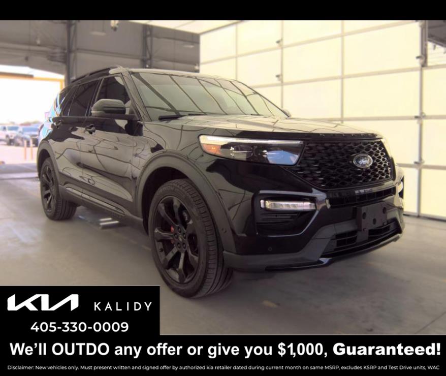 Agate Black Metallic 2021 Ford Explorer SUV / Crossover All-Wheel Drive Automatic