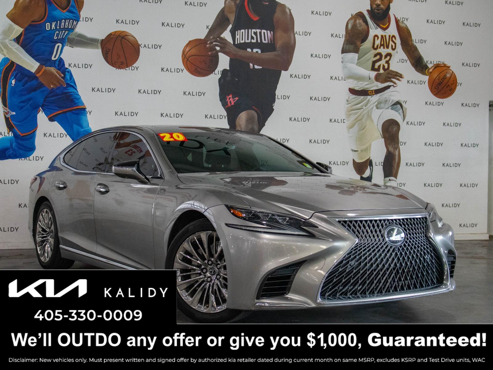 Atomic Silver 2020 Lexus LS Sedan Rear-Wheel Drive Automatic
