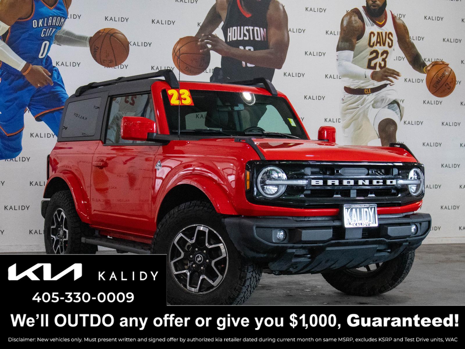 Race Red 2023 Ford Bronco SUV / Crossover Four-Wheel Drive Automatic