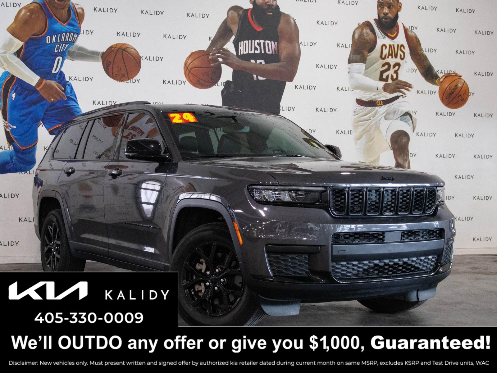 Baltic Gray Metallic Clearcoat 2024 Jeep Grand Cherokee L SUV / Crossover 4X2 8-Speed Automatic