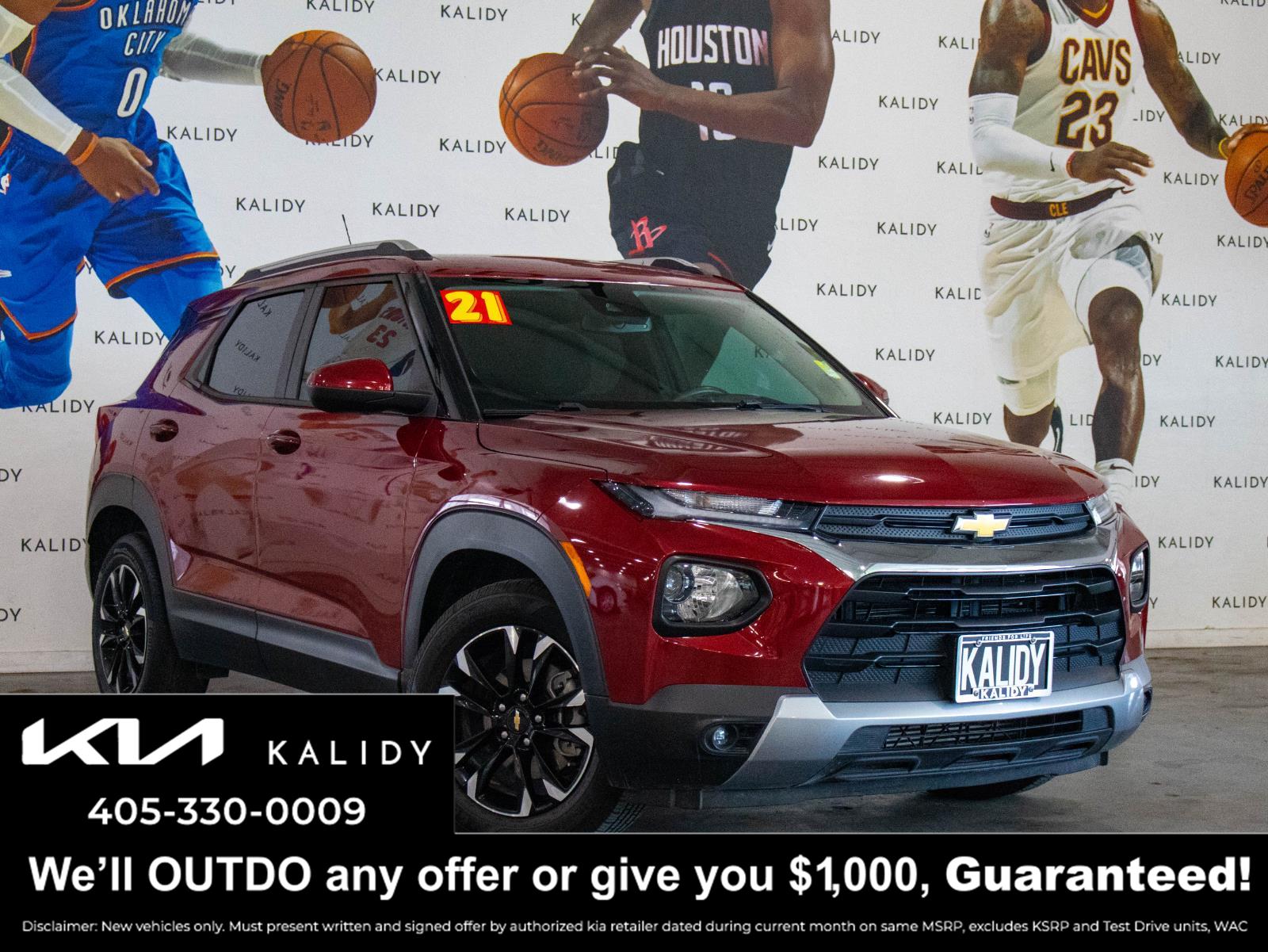 Scarlet Red Metallic 2021 Chevrolet Trailblazer LT FWD SUV / Crossover Front-Wheel Drive Continuously Variable Transmission