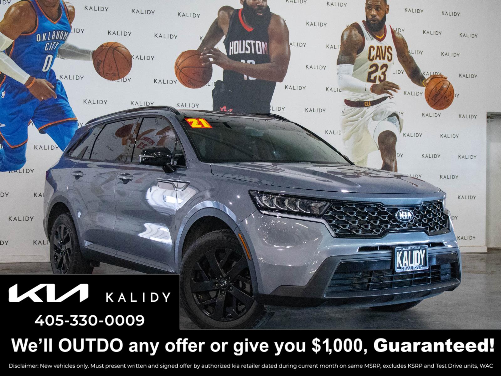 Everlasting Silver 2021 Kia Sorento S AWD SUV / Crossover All-Wheel Drive Automatic