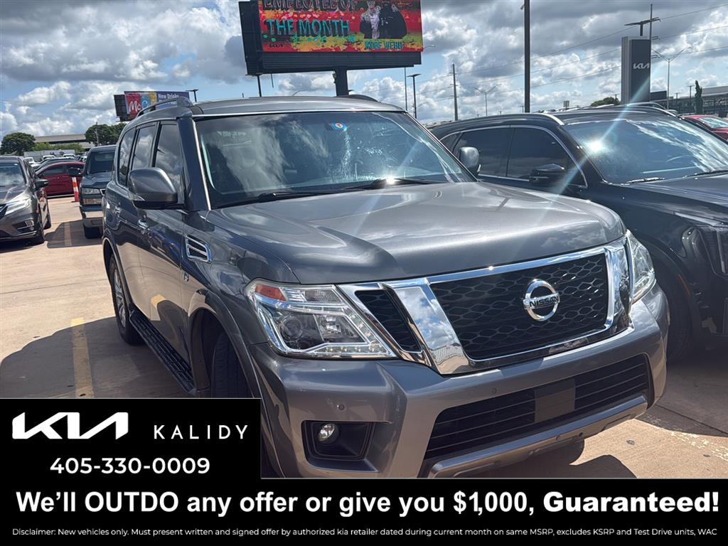 Gray (Gun Metallic) 2019 Nissan Armada SUV / Crossover Four-Wheel Drive