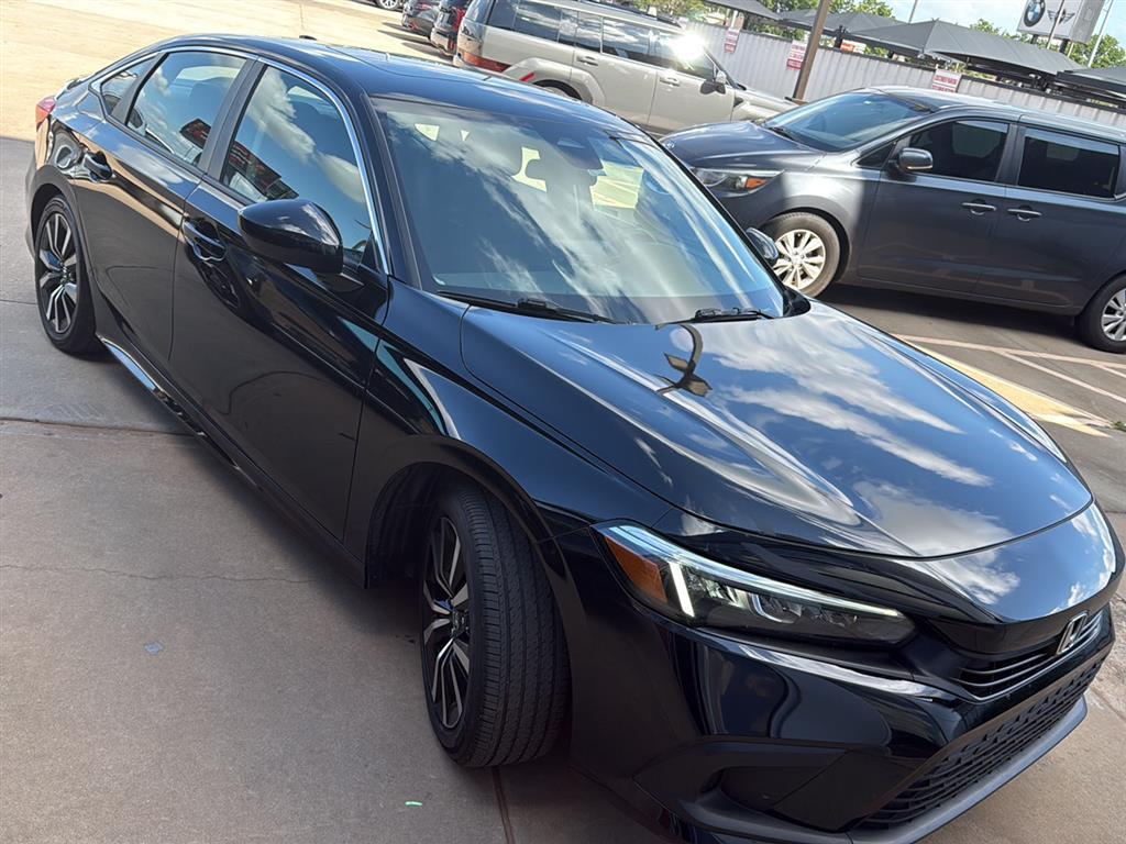 Black 2024 Honda Civic Sedan Front-Wheel Drive