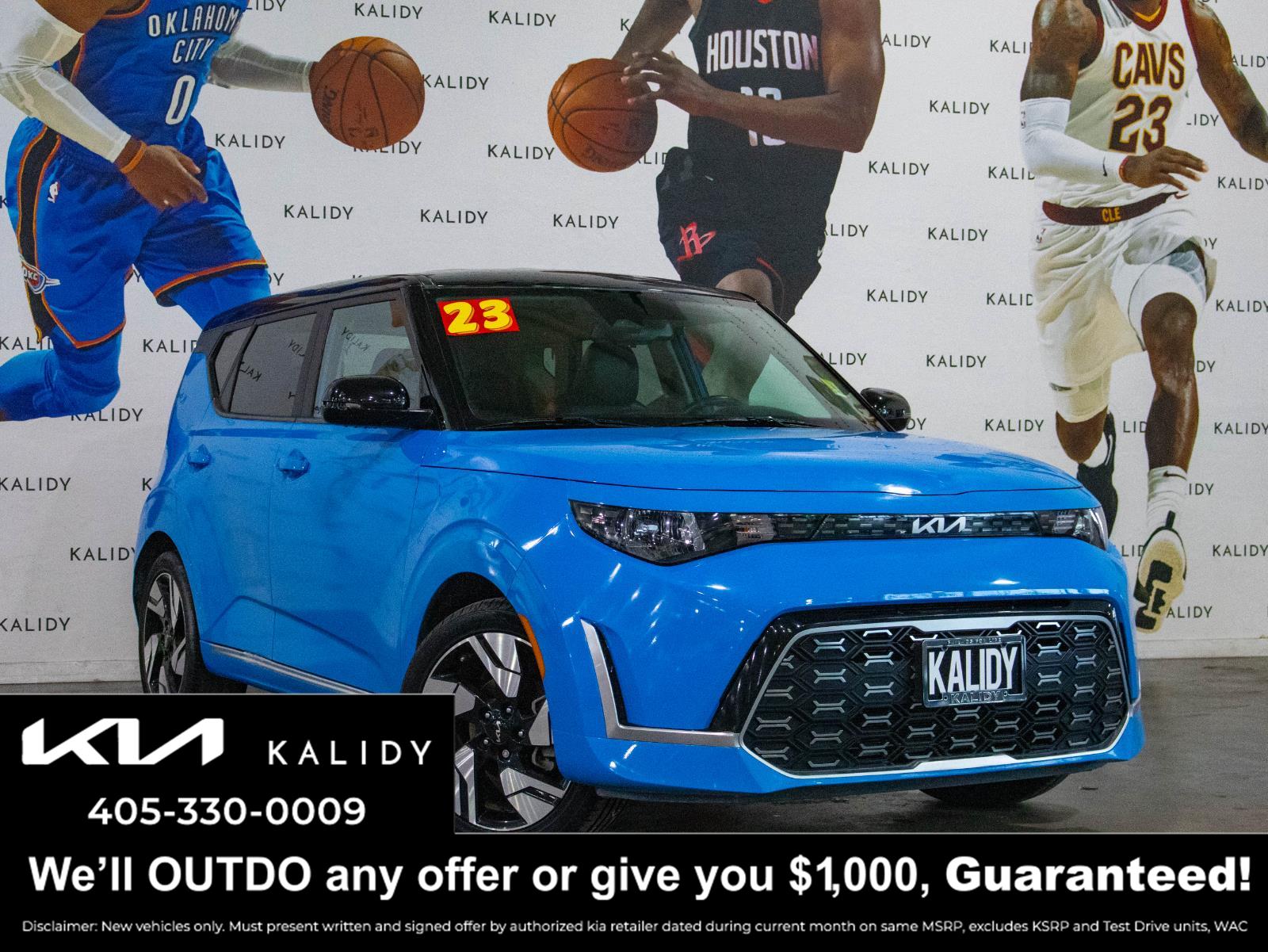 Surf Blue w/Black Roof 2023 Kia Soul SUV / Crossover Front-Wheel Drive Continuously Variable Transmission