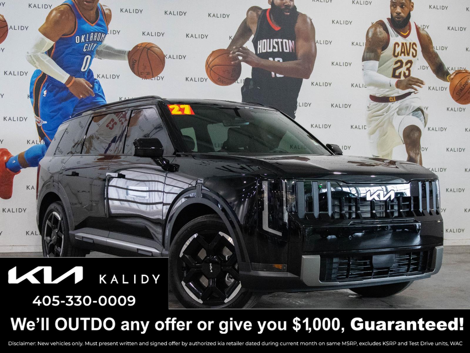 Ebony Black 2027 Kia Telluride SUV / Crossover Front-Wheel Drive Automatic