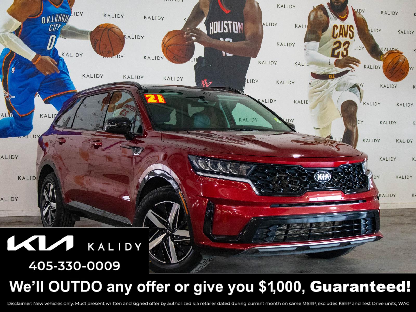 Passion Red Tintcoat 2021 Kia Sorento SUV / Crossover Front-Wheel Drive Automatic
