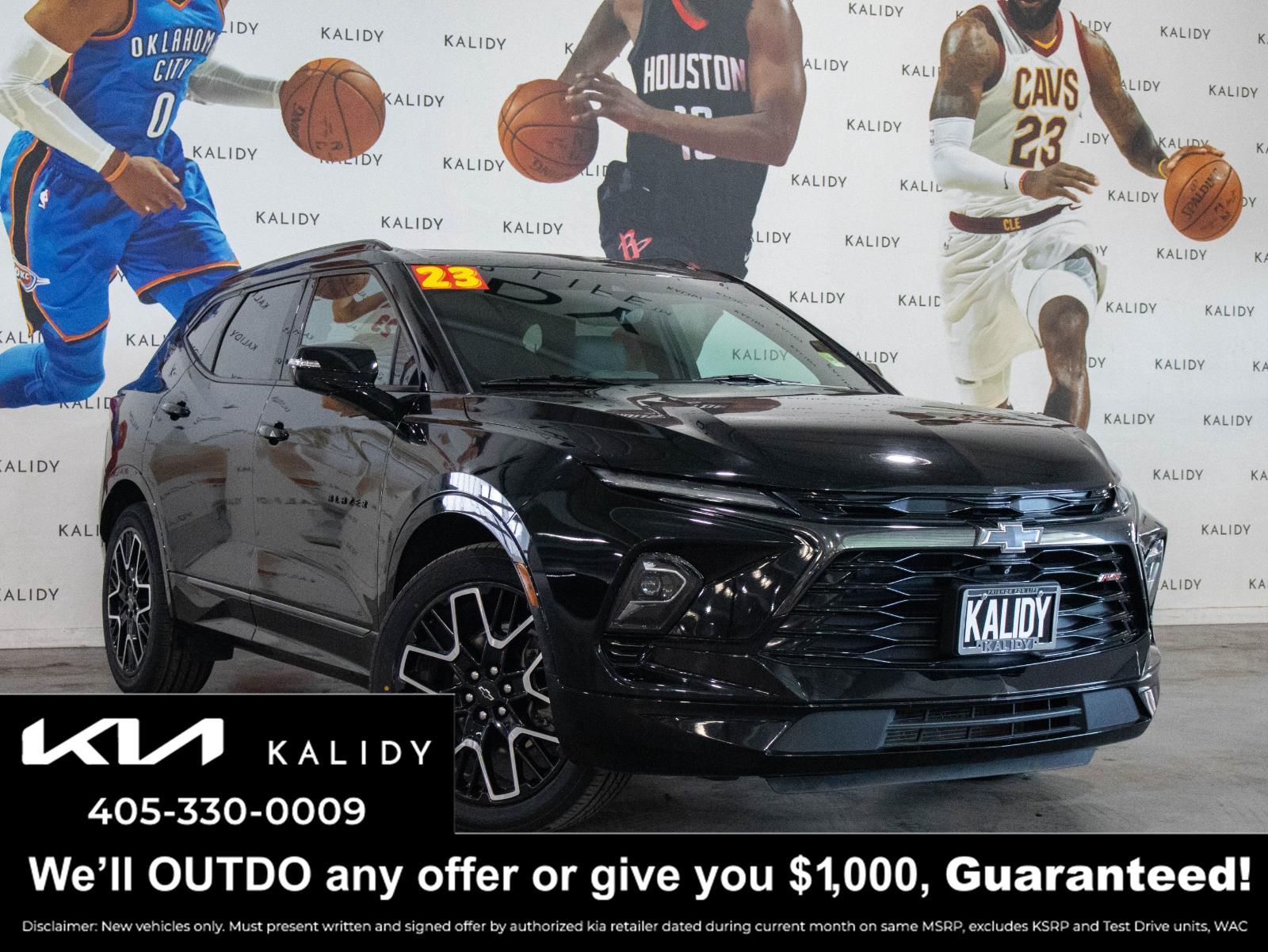 Black 2023 Chevrolet Blazer SUV / Crossover Front-Wheel Drive 9-Speed Automatic