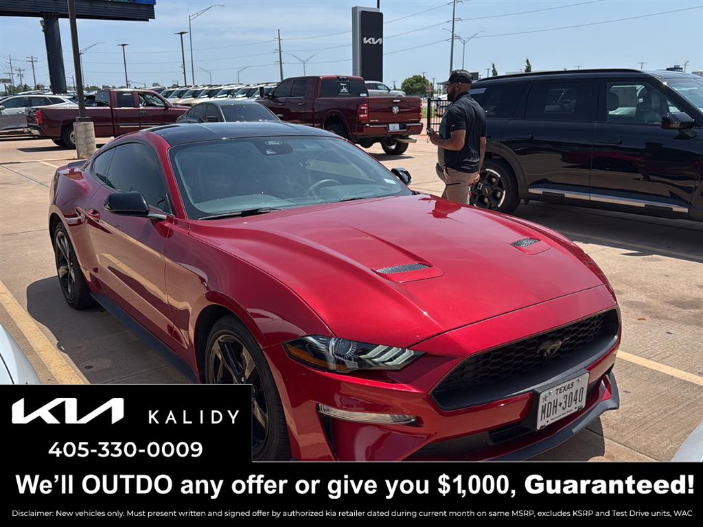 Rapid Red Metallic Tinted Clearcoat 2022 Ford Mustang Coupe Rear-Wheel Drive 6-Speed Manual
