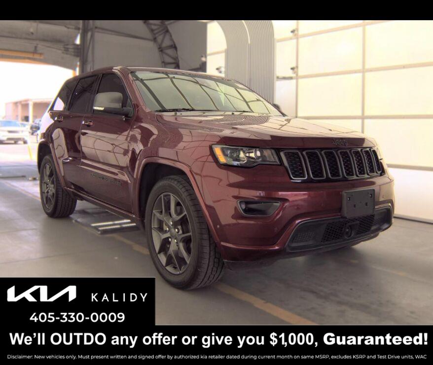 Velvet Red Pearlcoat 2021 Jeep Grand Cherokee SUV / Crossover 4X2 8-Speed Automatic