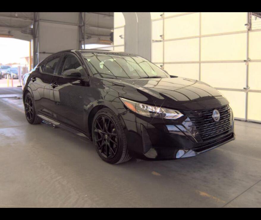 Super Black 2025 Nissan Sentra Sedan Front-Wheel Drive Continuously Variable Transmission