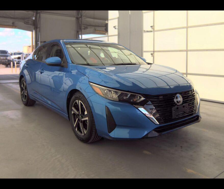 Electric Blue Metallic 2025 Nissan Sentra Sedan Front-Wheel Drive Continuously Variable Transmission