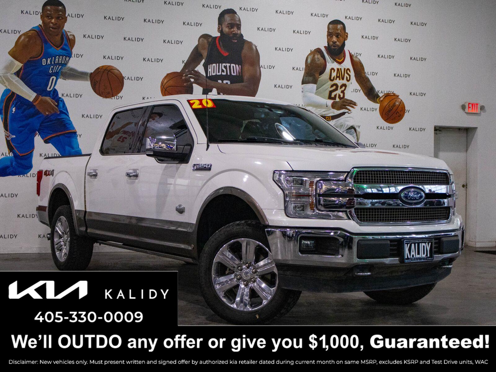 Oxford White 2020 Ford F-150 Pickup Truck Four-Wheel Drive 