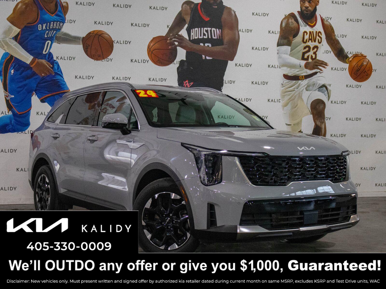 Wolf Gray 2024 Kia Sorento SUV / Crossover Front-Wheel Drive Automatic