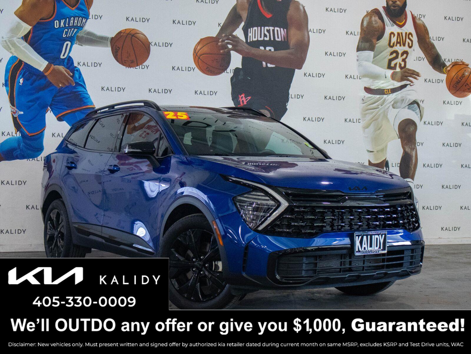 Sapphire Blue 2025 Kia Sportage SUV / Crossover All-Wheel Drive Automatic