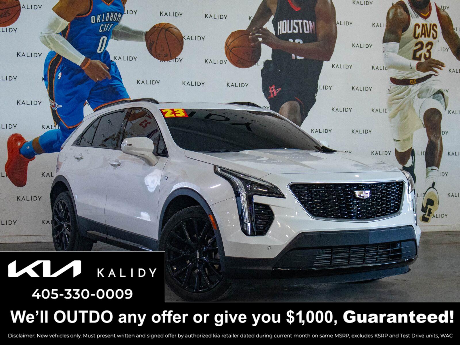 Crystal White Tricoat 2023 Cadillac XT4 SUV / Crossover Front-Wheel Drive 9-Speed Automatic