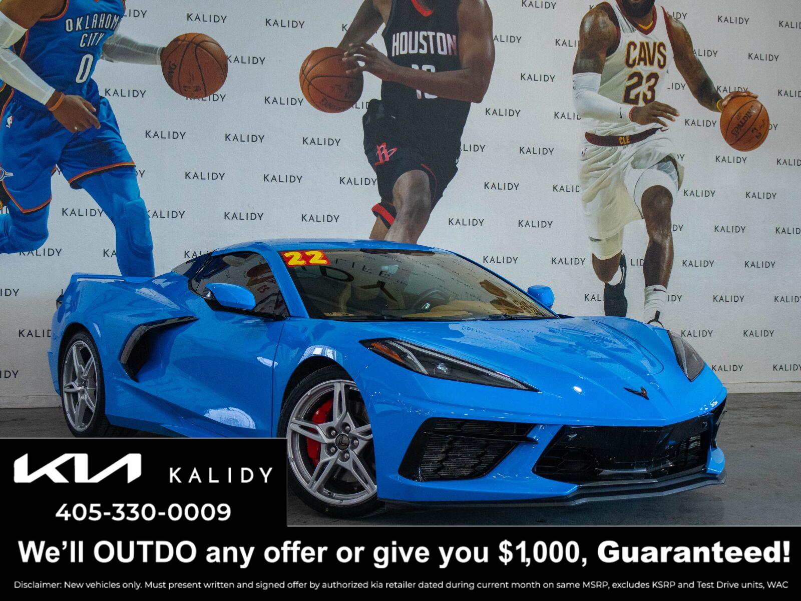 Rapid Blue 2022 Chevrolet Corvette Convertible Rear-Wheel Drive 8-Speed Dual Clutch