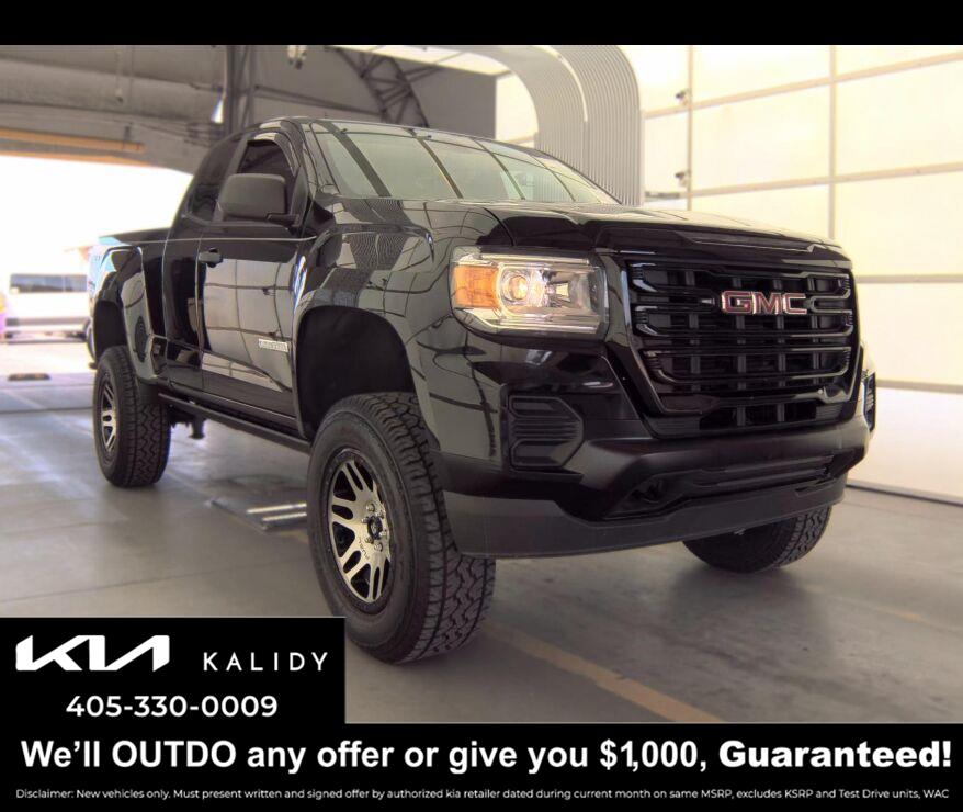 Onyx Black 2021 GMC Canyon Pickup Truck Four-Wheel Drive 8-Speed Automatic
