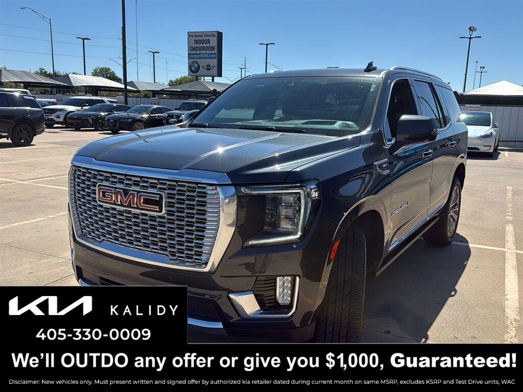 Midnight Blue Metallic 2022 GMC Yukon SUV / Crossover Four-Wheel Drive Automatic