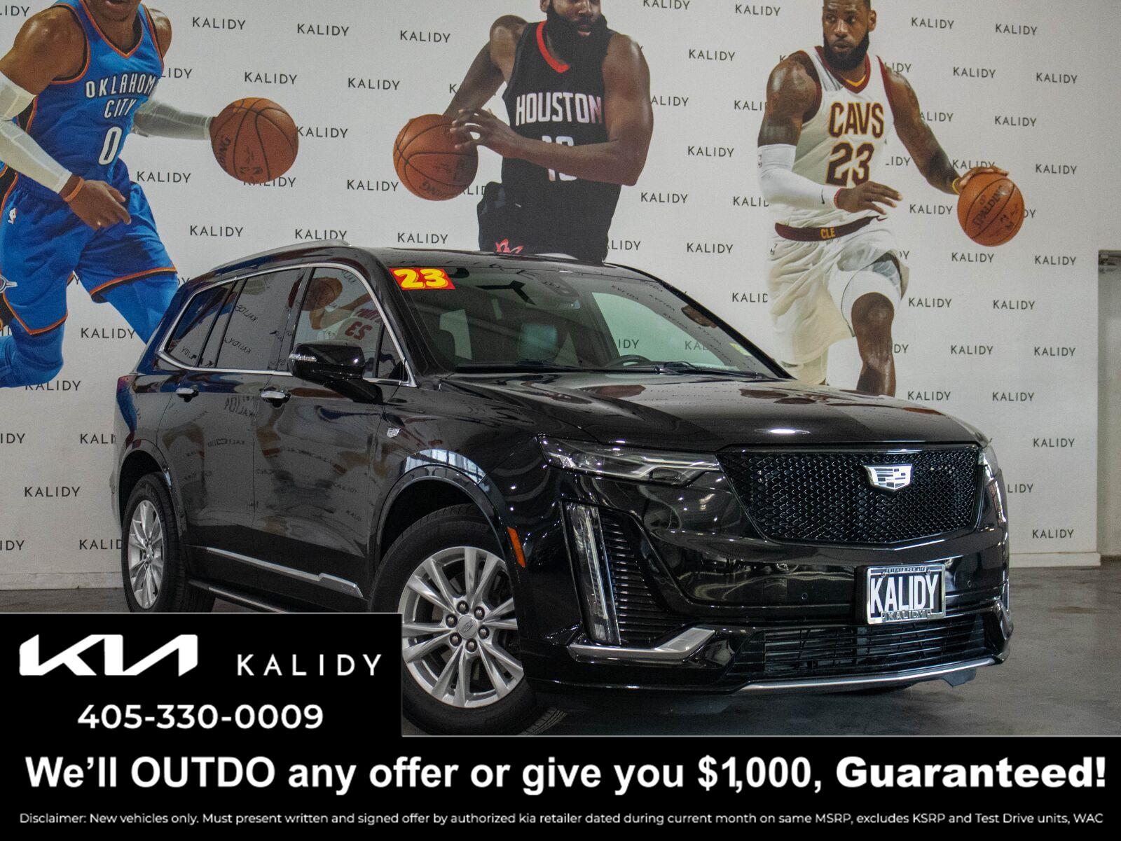 Stellar Black Metallic 2023 Cadillac XT6 SUV / Crossover Front-Wheel Drive 9-Speed Automatic