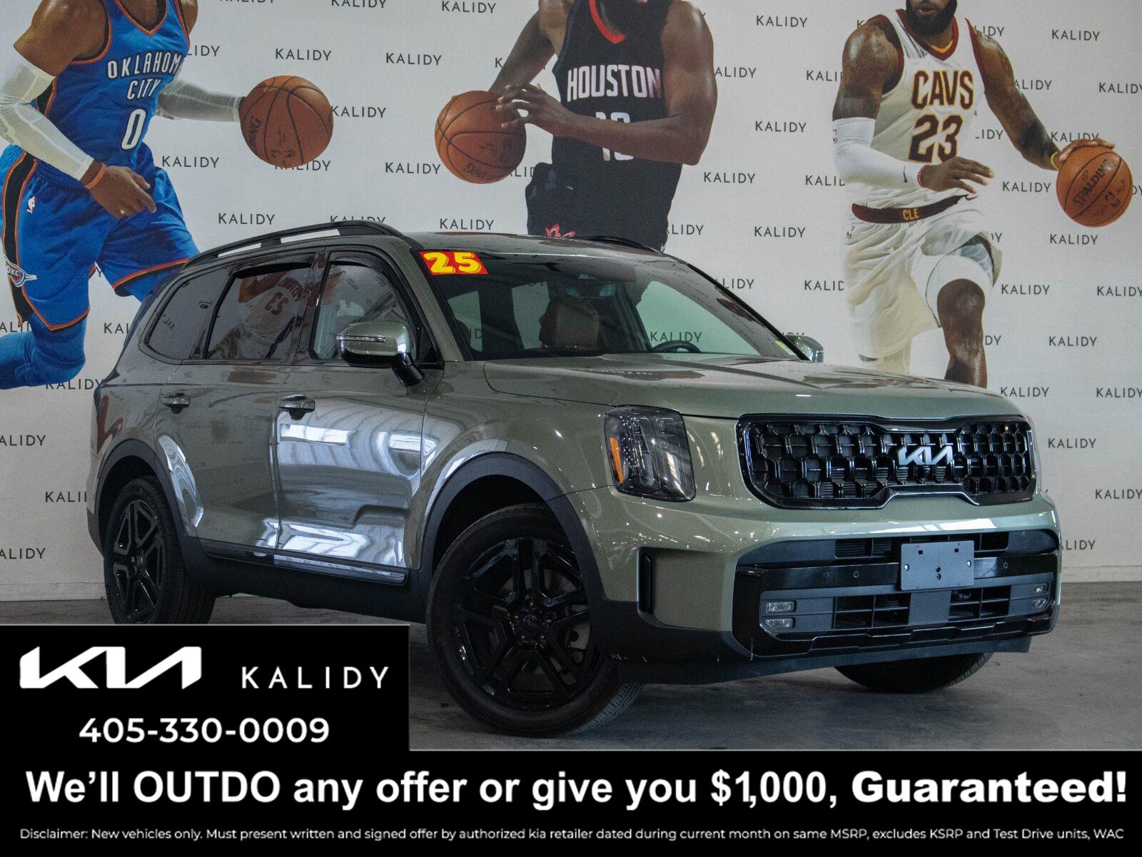 Jungle Green 2025 Kia Telluride SUV / Crossover All-Wheel Drive Automatic
