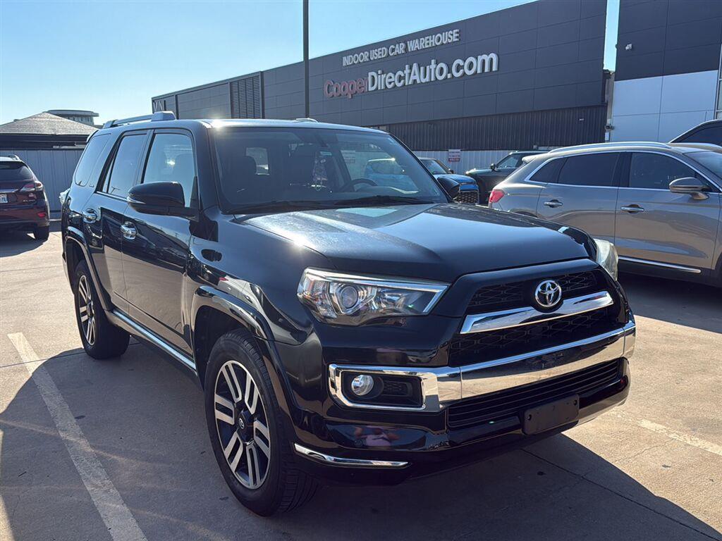 Midnight Black Metallic 2017 Toyota 4Runner SUV / Crossover All-Wheel Drive Automatic
