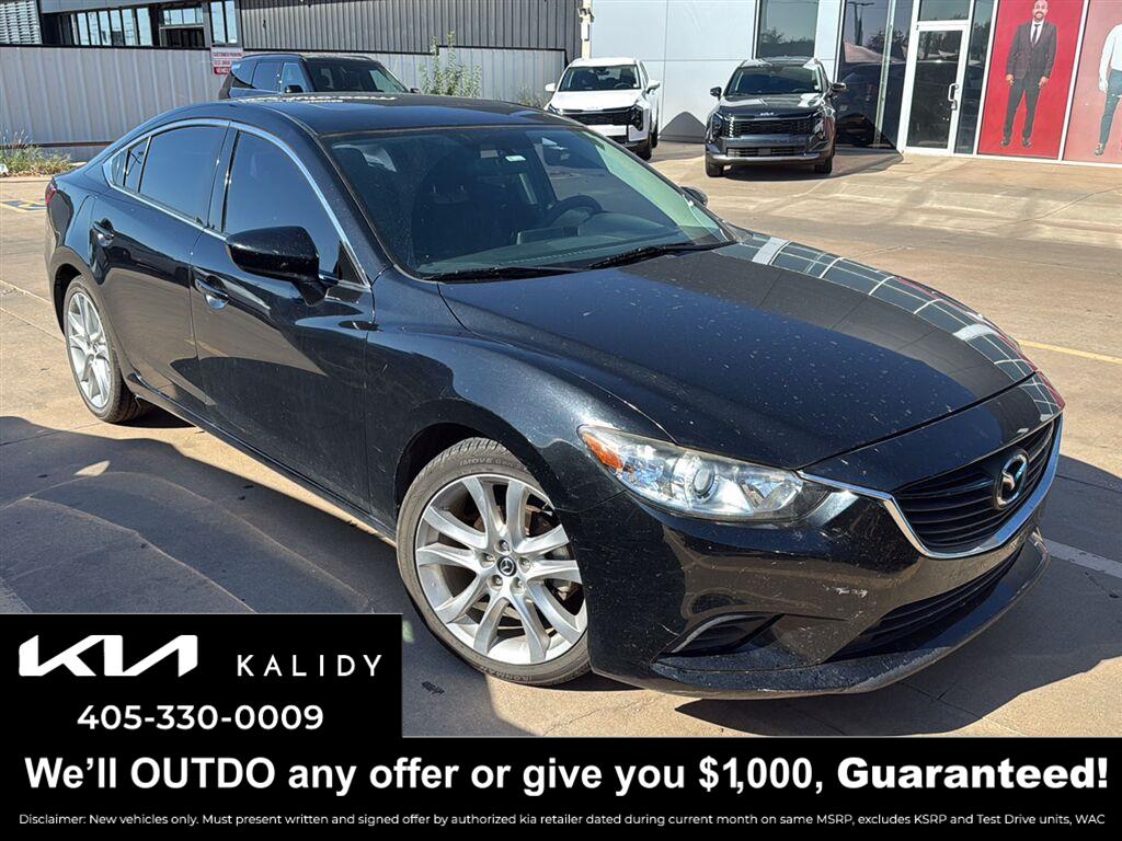 Jet Black Mica 2016 Mazda MAZDA6 Sedan Front-Wheel Drive Automatic