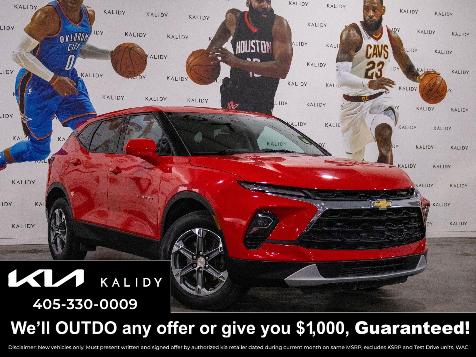 Red Hot 2023 Chevrolet Blazer SUV / Crossover All-Wheel Drive 9-Speed Automatic