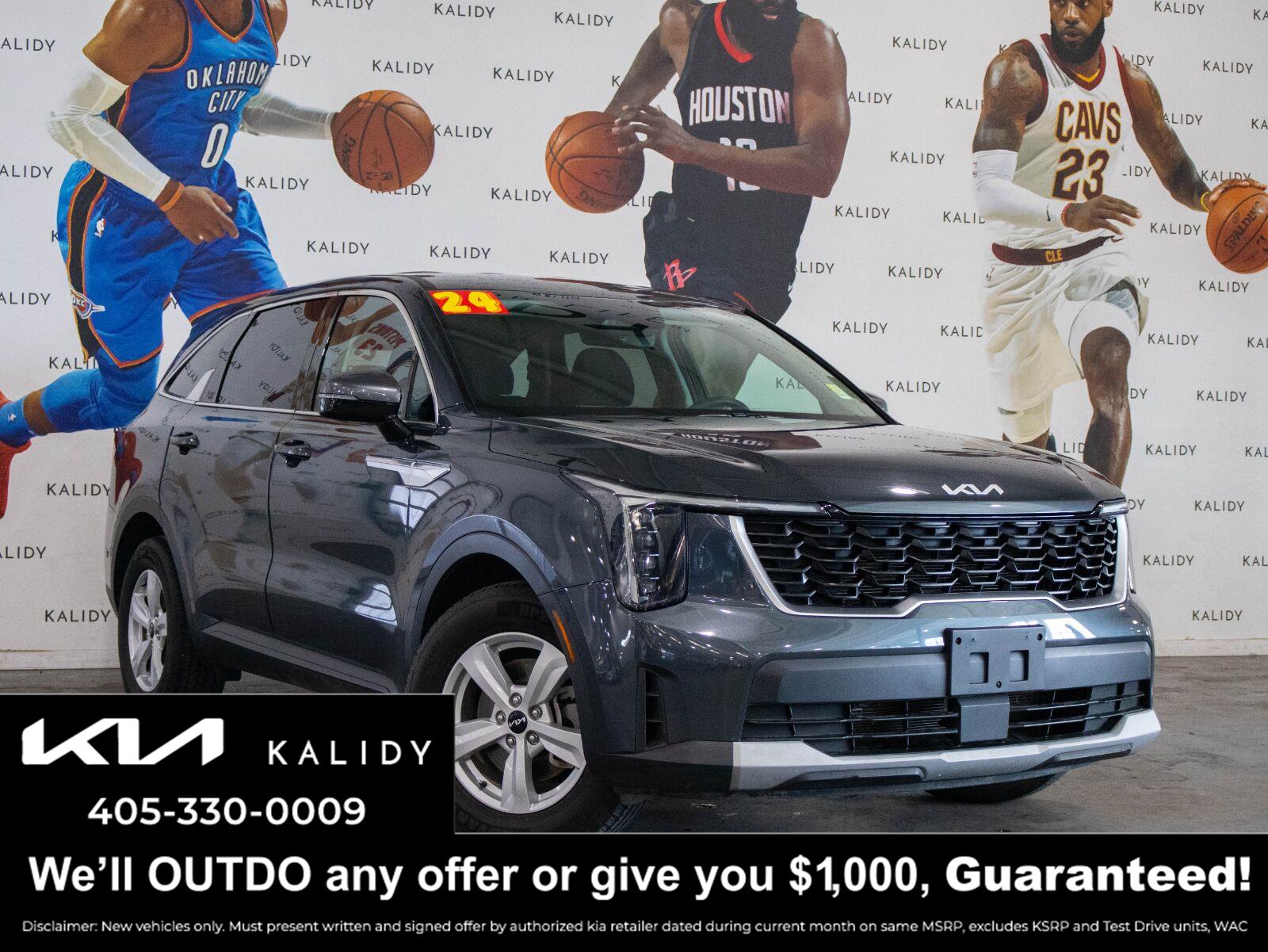 Gray (Gravity Grey) 2024 Kia Sorento SUV / Crossover Front-Wheel Drive Automatic