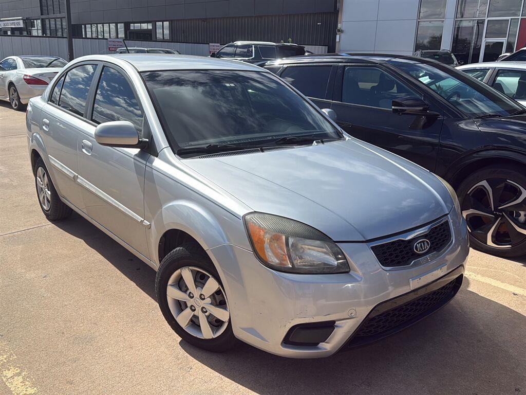 Silver 2011 Kia Rio Sedan Front-Wheel Drive Automatic