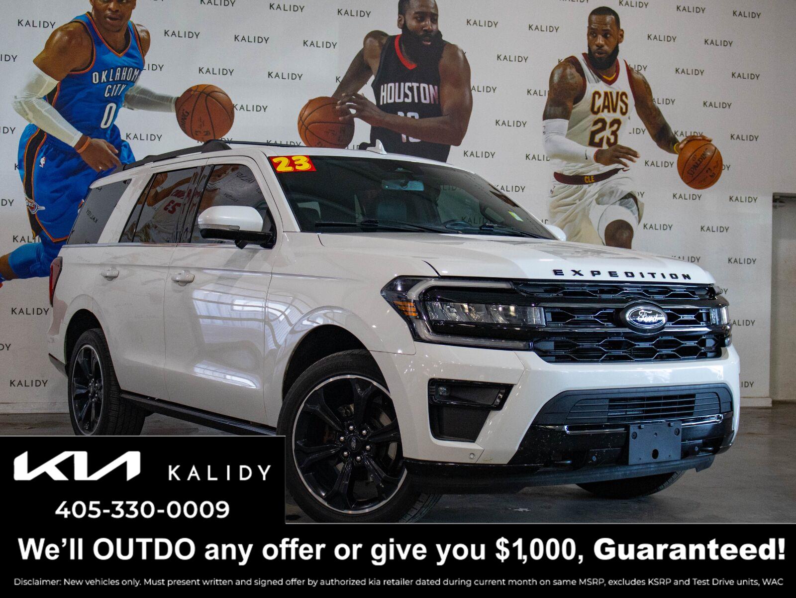 Star White Metallic Tri-Coat 2023 Ford Expedition SUV / Crossover Four-Wheel Drive Automatic