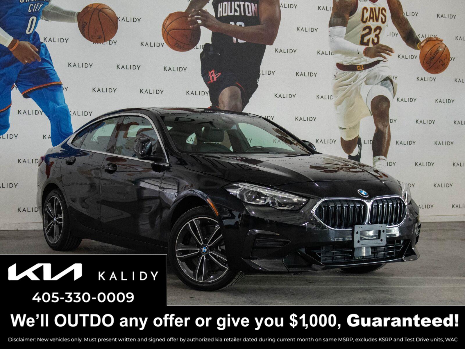 Black Sapphire Metallic 2024 BMW 2 Series Sedan Front-Wheel Drive Automatic