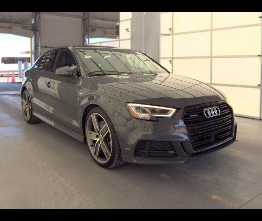 Nano Gray Metallic 2020 Audi A3 Sedan All-Wheel Drive Automatic