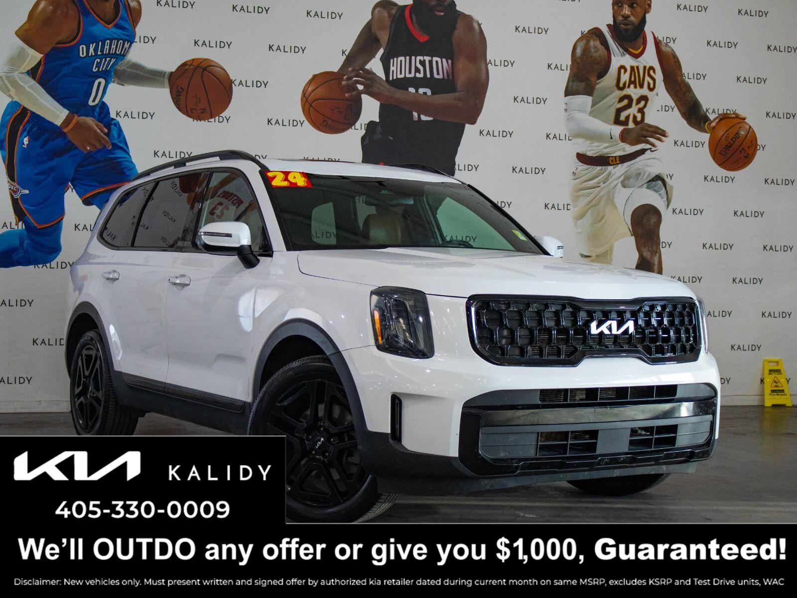 Glacial White Pearl 2024 Kia Telluride SUV / Crossover All-Wheel Drive Automatic