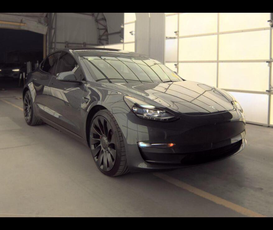 Midnight Silver Metallic 2023 Tesla Model 3 Sedan All-Wheel Drive Automatic