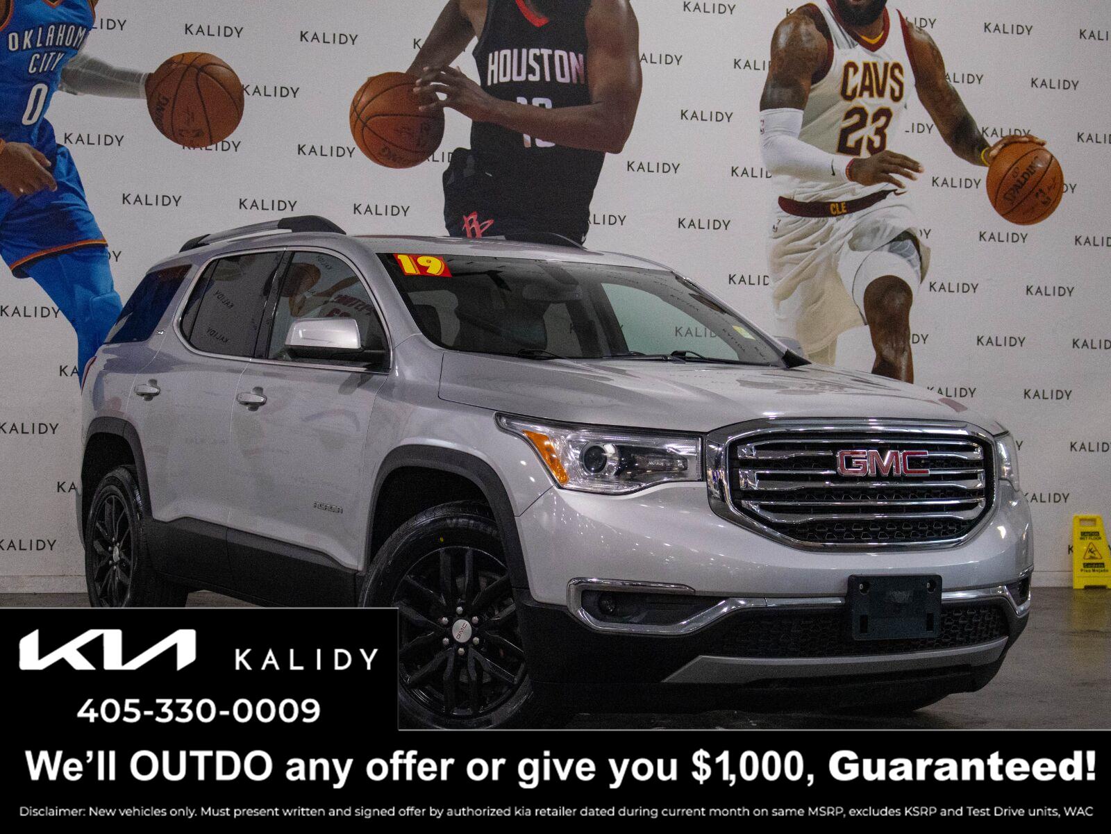 Quicksilver Metallic 2019 GMC Acadia SUV / Crossover Front-Wheel Drive 6-Speed Automatic