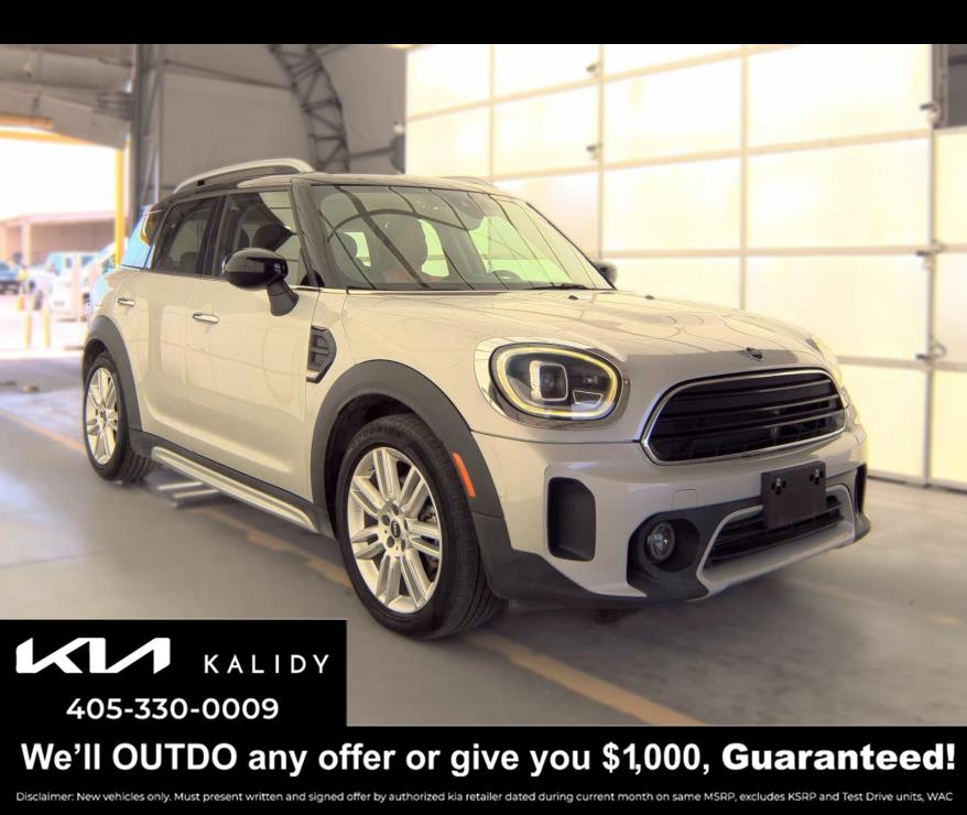 White Silver Metallic 2022 MINI Countryman SUV / Crossover Front-Wheel Drive Automatic