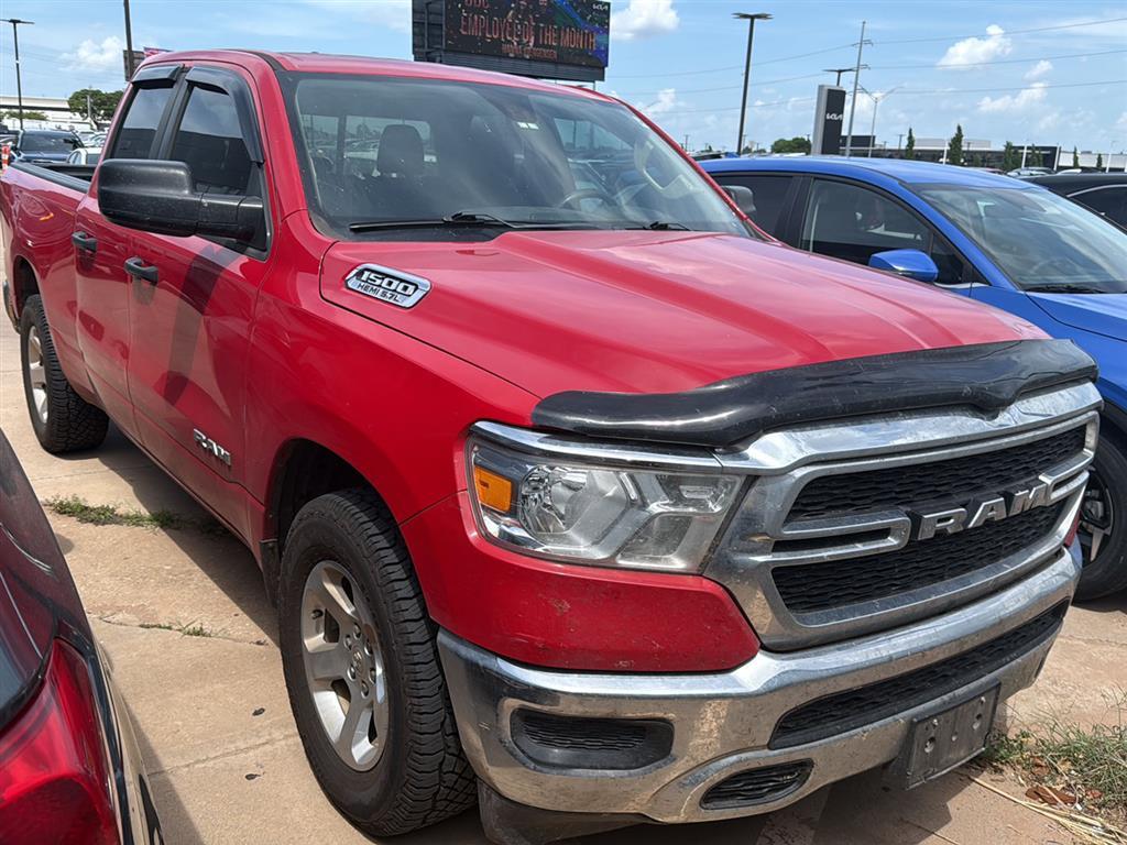 Flame Red Clearcoat 2019 RAM 1500 Pickup Truck 4X2 8-Speed Automatic