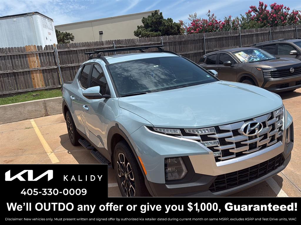 Blue Stone 2022 Hyundai Santa Cruz Pickup Truck All-Wheel Drive Automatic