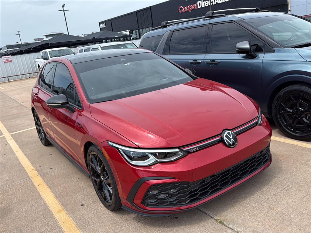 Kings Red Metallic/Black Roof 2024 Volkswagen Golf GTI Hatchback Front-Wheel Drive Manual