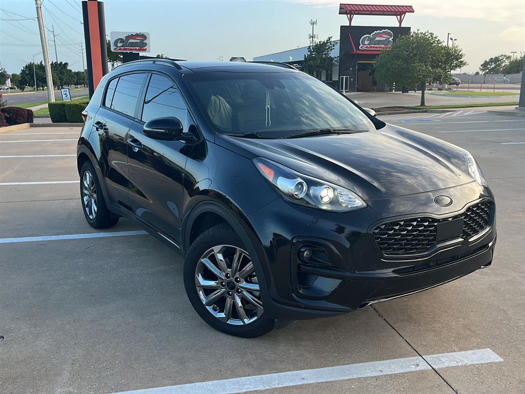 Black Cherry 2021 Kia Sportage SUV / Crossover All-Wheel Drive Automatic